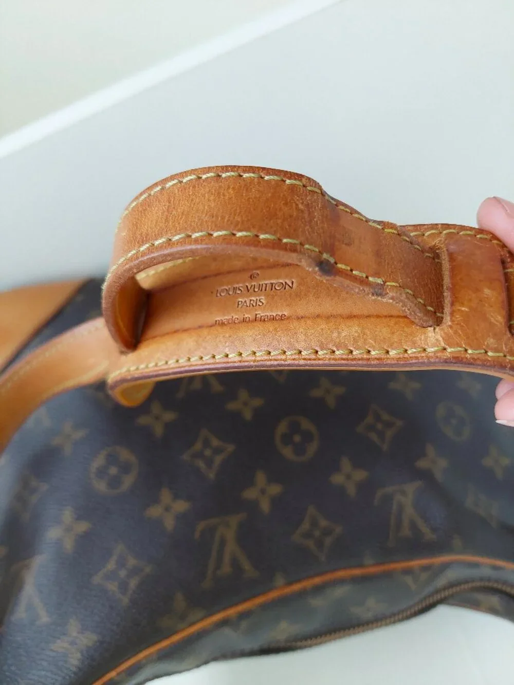 Louis Vuitton Boulogne 30 Monogram Canvas Shoulder Bag